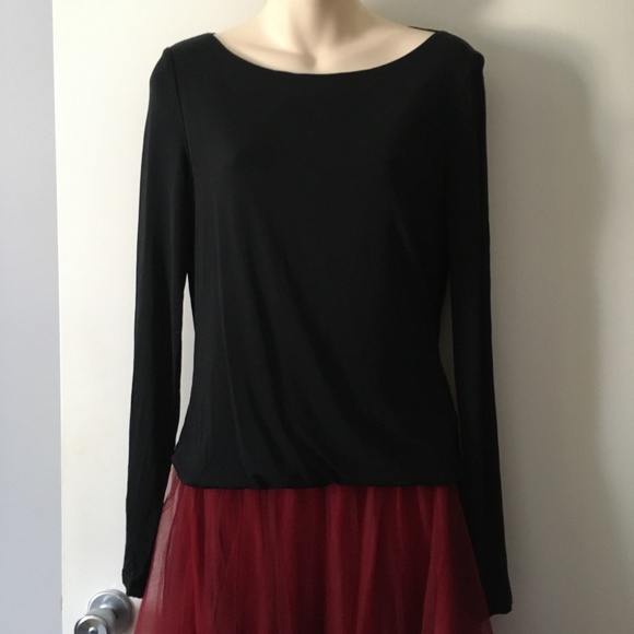 Vintage TOM FORD Era GUCCI Black Jersey Cowl Drape Back Top 44 - Picture 7 of 8